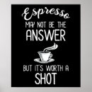 Search for coffee puns posters Espresso