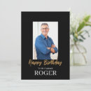Search for minimalist birthday cards Black