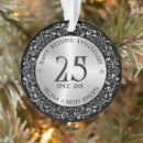 Search for silver frame christmas tree decorations Floral