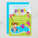 Search for kids pool party invitations Fun