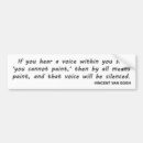Search for artist bumper stickers inspirational