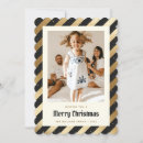 Search for black and gold photo christmas cards Merry