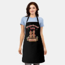Search for kitchen crew aprons Gingerbread man