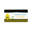 Search for bumble bee birthday return address labels Baby shower