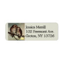 Search for love birds return address labels Retro