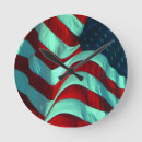 Search for american flag clocks Old glory