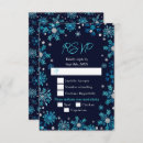 Search for silver snowflakes rsvp cards Winter wonderland