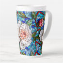Search for stained glass pattern mugs Flowers