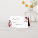 Search for engagement party place cards Burgundy