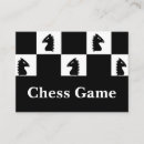 Search for chess business cards Knight