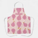 Search for cute fruit pattern aprons Pink