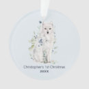 Search for baby fox christmas tree decorations Watercolor