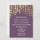 Search for purple and grey invitations Elegant