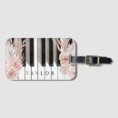 Search for piano luggage tags Music