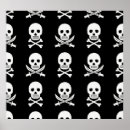 Search for skull crossbone posters Black