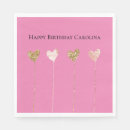 Search for pink and gold napkins Glam