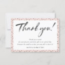 Search for pink black wedding thank you cards Minimalist