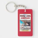 Search for airplane rectangular key rings Vintage
