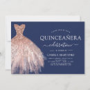 Search for navy blue and pink invitations Rose gold