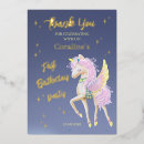 Search for unicorn image invitations Thank you