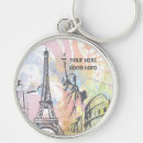 Search for monuments rounded key rings Eiffel tower