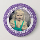 Search for 80th birthday badges 80 years old