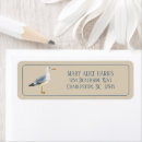 Search for seagull return address labels Blue