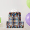 Search for deer antler wrapping paper Stag