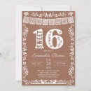 Search for mexican sweet 16 invitations 16th