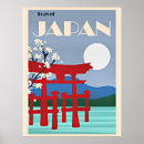 Search for japan vintage travel posters Cherry blossoms