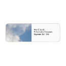 Search for sky return address labels Cloudy