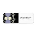Search for ornament return address labels Black