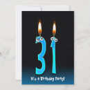 Search for 31st birthday invitations Black