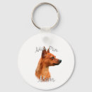 Search for min key rings Miniature pinscher