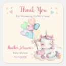 Search for unicorn rainbow stickers Unicorn baby shower