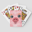 Search for baby pig playing cards Pink