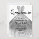 Search for silver quinceanera invitations Glitter