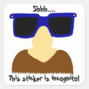 Search for moustache and glasses stickers Incognito