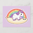 Search for cute rainbow unicorn postcards Purple