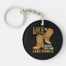 Search for line dancing key rings Country