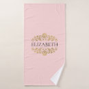 Search for blush pink and gold bath towels Elegant
