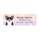 Search for scallop return address labels Pink