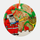Search for hanukah christmas tree decorations Santa