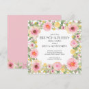 Search for pink bridal brunch invitations Floral