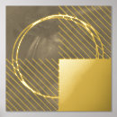 Search for metallic gold foil posters Modern