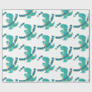 Search for t rex wrapping paper Dino