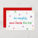 Search for naughty santa invitations Humour