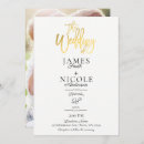 Search for gold foil wedding invitations Picture