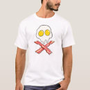 Search for eggs and bacon skull tshirts I love bacon