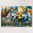 Search for grey wolves Mountains